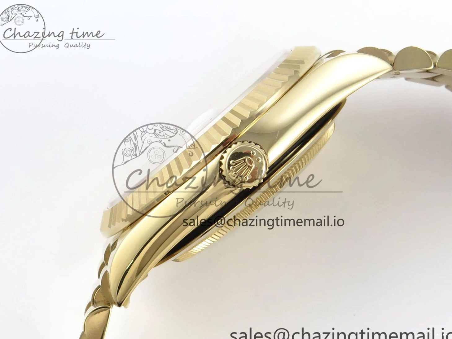 MiroTime 1219 Day Date 40 YG 228238 Noob 1:1 Best Edition White MOP Crystal Dial on President Bracelet A2836 (Gain Weight) Breathable 804